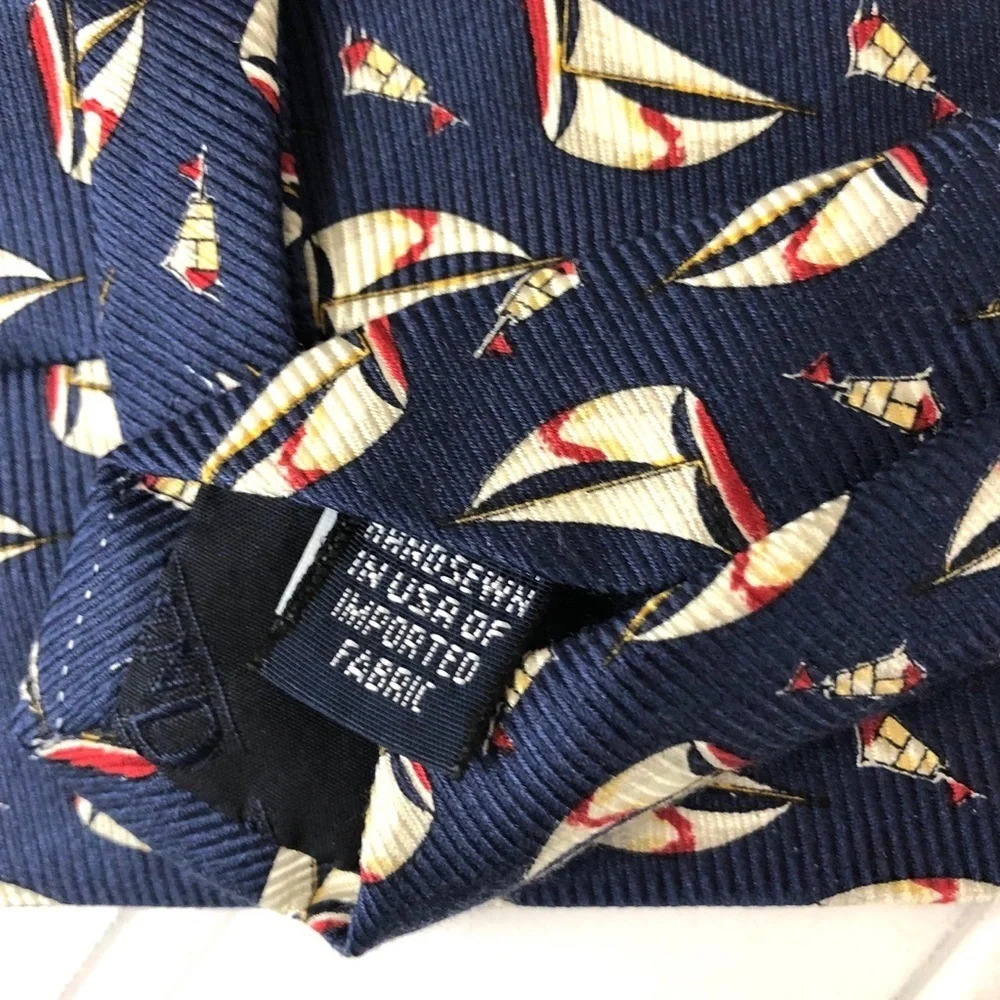 Set of 2 Sailing Ties Lands’ End Long